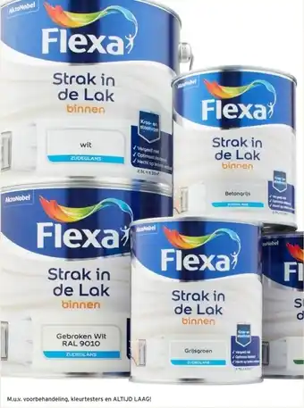 GAMMA Flexa Strak in de Lak 750 ml aanbieding