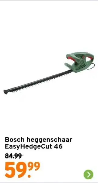 GAMMA Bosch heggenschaar EasyHedgeCut 46 aanbieding