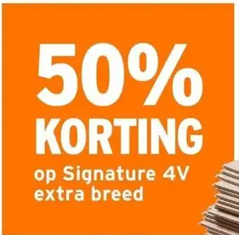 GAMMA Signature 4V extra breed aanbieding