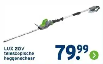 GAMMA LUX 20V telescopische heggenschaar aanbieding