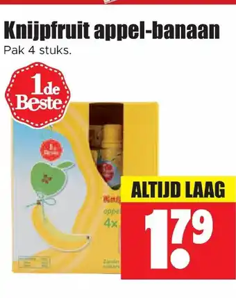 Dirk Knijpfruit appel banaan aanbieding