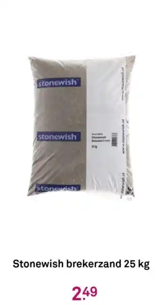 Karwei Stonewish brekerzand 25 kg aanbieding