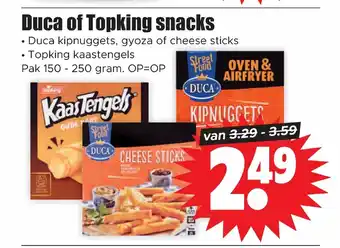 Dirk Duca of Topking snacks aanbieding