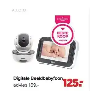 Baby-Dump Digitale Beeldbabyfoon aanbieding