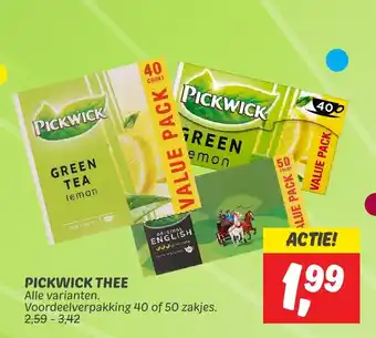 Dekamarkt PICKWICK THEE aanbieding