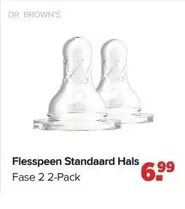 Baby-Dump Flesspeen Standaard Hals aanbieding