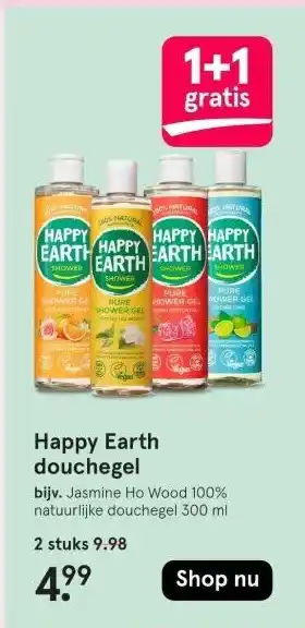 Etos Happy Earth douchegel aanbieding