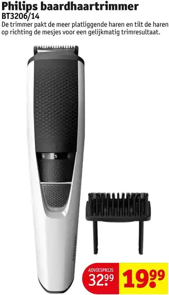 Kruidvat Philips baardhaartrimmer aanbieding