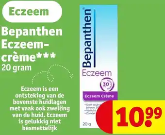 Kruidvat Bepanthen Eczeem Crème 20 gram aanbieding