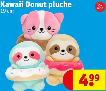 Kruidvat Kawaii Donut pluche 19 cm aanbieding