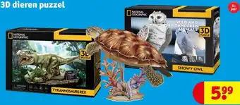 Kruidvat 3D dieren puzzel aanbieding