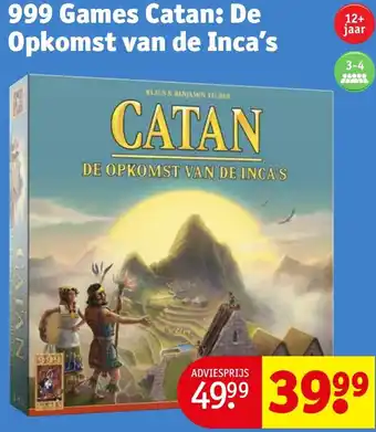 Kruidvat 999 Games Catan: De Opkomst van de Inca's aanbieding