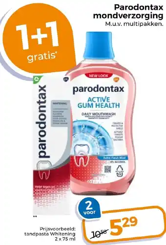 Trekpleister Parodontax mondverzorging aanbieding