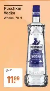 Albert Heijn Puschkin Vodka aanbieding