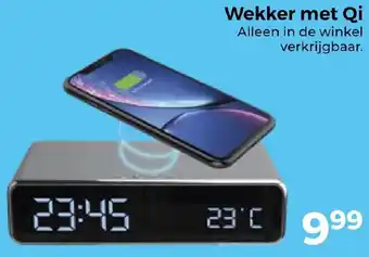 Trekpleister Wekker met Qi aanbieding
