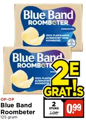 Vomar Voordeelmarkt Blue Band Roombeter 125 gram aanbieding