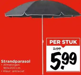 Vomar Voordeelmarkt Strandparasol aanbieding