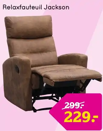 Leen Bakker Relaxfauteuil Jackson aanbieding