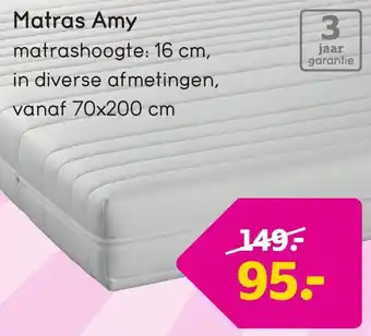 Leen Bakker Matras Amy aanbieding