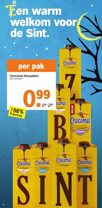 Albert Heijn Chocomel Literpakken aanbieding