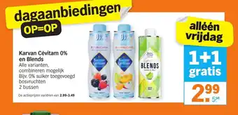 Albert Heijn Karvan Cevitam 0% En Blends aanbieding