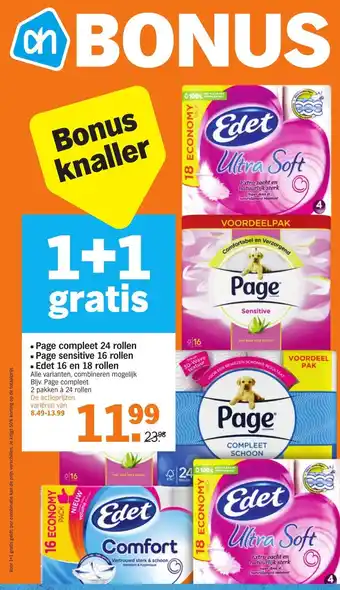 Albert Heijn Page Compleet 24 rollen 2 pakken a 24 rollen aanbieding