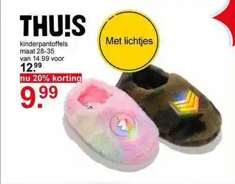 Scapino Kinderpantoffels 20% Korting aanbieding