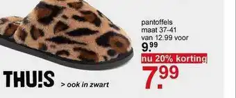 Scapino Pantoffels 37-41 20% Korting aanbieding