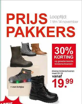 Scapino Diverse Kinderschoenen 30% Korting aanbieding