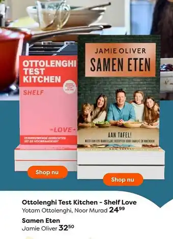 The Read Shop Ottolenghi Test Kitchen - Shelf Love Yotam Ottolenghi, Noor Murad Of Samen Eten Jamie Oliver aanbieding