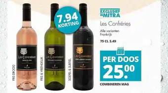 Mitra Les Confréries 7.94 Korting aanbieding