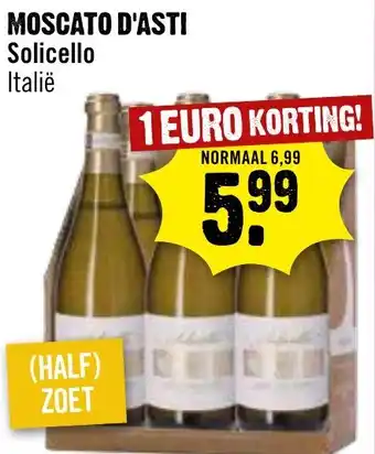 Dirck 3 MOSCATO D'ASTI Solicello aanbieding