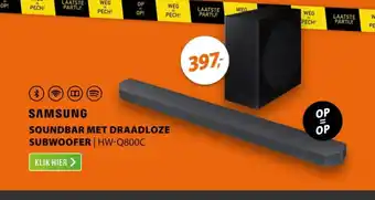 Expert SAMSUNG SOUNDBAR MET DRAADLOZE SUBWOOFER aanbieding