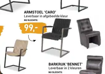 Paco Meubelen Armstoel 'Caro' aanbieding