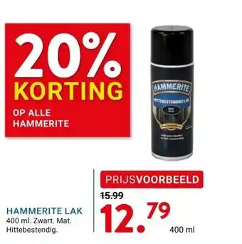 Kluswijs HAMMERITE LAK aanbieding