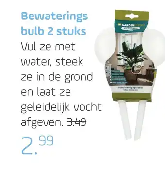 Coppelmans Bewaterings bulb 2 stuks aanbieding