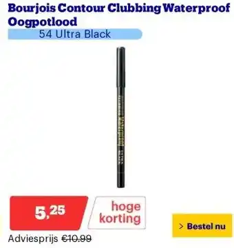 Bol.com Bourjois Contour Clubbing Waterproof Oogpotlood aanbieding