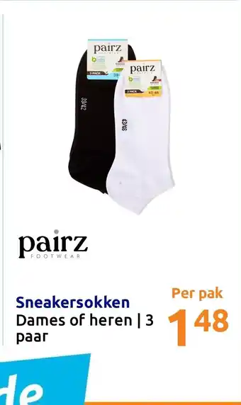 Action Sneakersokken aanbieding