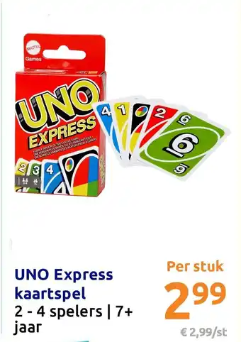 Action UNO Express kaartspel aanbieding