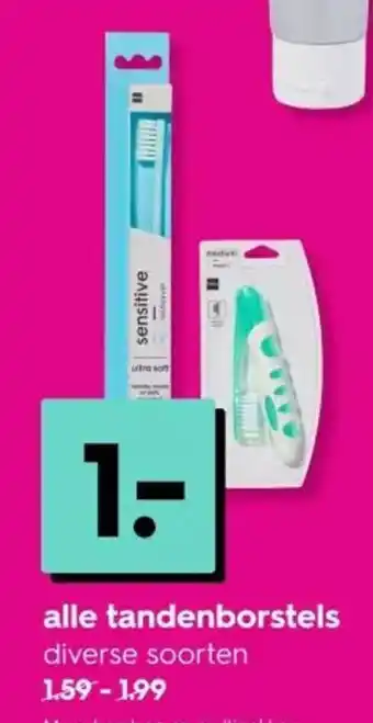 HEMA alle tandenborstels aanbieding