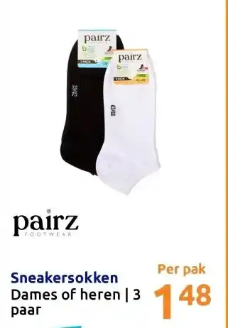 Action Sneakersokken aanbieding