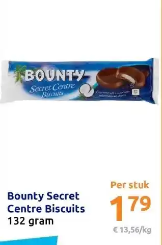 Action Bounty Secret Centre Biscuits aanbieding