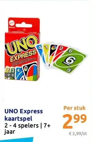 Action UNO Express kaartspel aanbieding