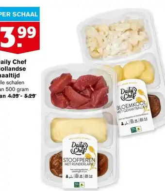 Hoogvliet Daily Chef Hollandse maaltijd aanbieding