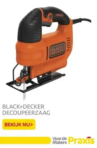 Praxis BLACK+DECKER DECOUPEERZAAG aanbieding