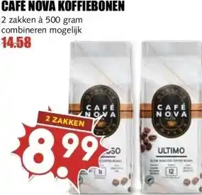 MCD Supermarkt CAFÉ NOVA KOFFIEBONEN aanbieding