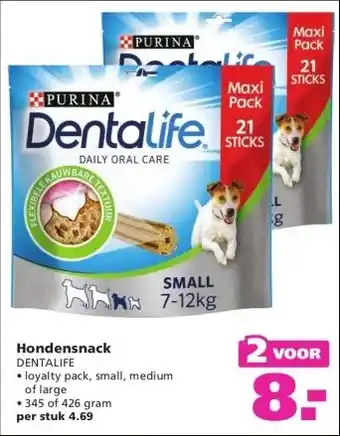 Ranzijn Hondensnack DENTALIFE aanbieding
