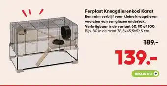 Boerenbond Ferplast Knaagdierenkooi Karat aanbieding