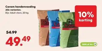 Pets Place Cavom hondenvoeding aanbieding