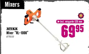 Hornbach ATIKA Mixer RL-1000 aanbieding